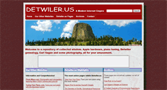 Desktop Screenshot of detwiler.us